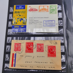 Collection timbres et divers thématique Lutte contre le tabagisme.