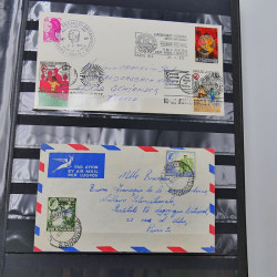 Collection timbres et divers thématique Lutte contre le tabagisme.