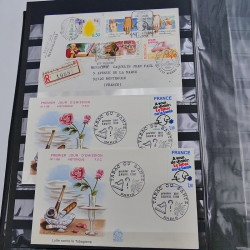 Collection timbres et divers thématique Lutte contre le tabagisme.