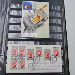 Collection timbres et divers thématique Lutte contre le tabagisme.