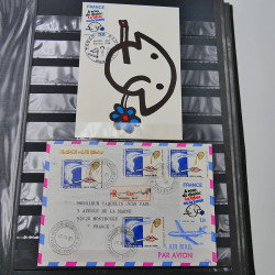 Collection timbres et divers thématique Lutte contre le tabagisme.