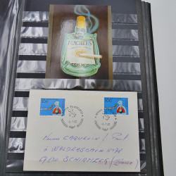 Collection timbres et divers thématique Lutte contre le tabagisme.