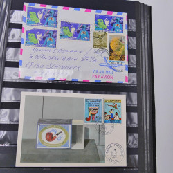 Collection timbres et divers thématique Lutte contre le tabagisme.