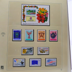 Collection timbres de France 1994-2000 neufs** complet en album Safe.