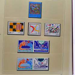 Collection timbres de France 1994-2000 neufs** complet en album Safe.