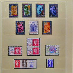 Collection timbres de France 1994-2000 neufs** complet en album Safe.