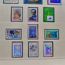 Collection timbres de France 1994-2000 neufs** complet en album Safe.