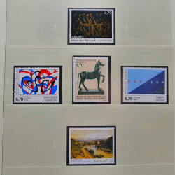 Collection timbres de France 1994-2000 neufs** complet en album Safe.