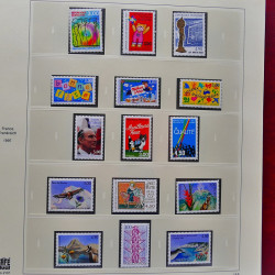 Collection timbres de France 1994-2000 neufs** complet en album Safe.