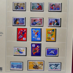 Collection timbres de France 1994-2000 neufs** complet en album Safe.