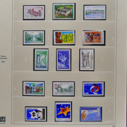 Collection timbres de France 1994-2000 neufs** complet en album Safe.