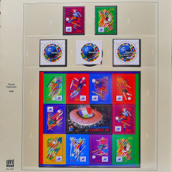 Collection timbres de France 1994-2000 neufs** complet en album Safe.