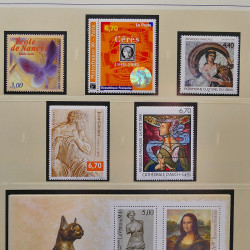 Collection timbres de France 1994-2000 neufs** complet en album Safe.