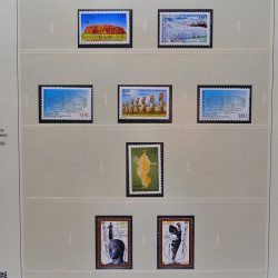 Collection timbres de France 1994-2000 neufs** complet en album Safe.