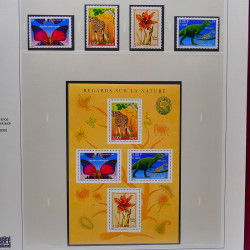 Collection timbres de France 1994-2000 neufs** complet en album Safe.