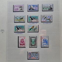 Collection timbres de France 1960-1969 neuf** complet en album Safe.