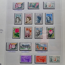 Collection timbres de France 1960-1969 neuf** complet en album Safe.
