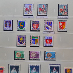 Collection timbres de France 1960-1969 neuf** complet en album Safe.