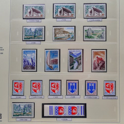 Collection timbres de France 1960-1969 neuf** complet en album Safe.