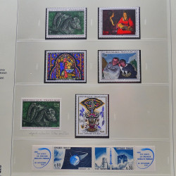 Collection timbres de France 1960-1969 neuf** complet en album Safe.