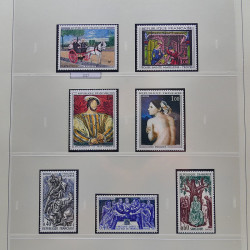 Collection timbres de France 1960-1969 neuf** complet en album Safe.