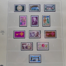 Collection timbres de France 1960-1969 neuf** complet en album Safe.