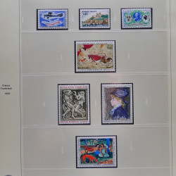 Collection timbres de France 1960-1969 neuf** complet en album Safe.