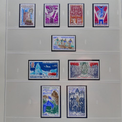 Collection timbres de France 1960-1969 neuf** complet en album Safe.