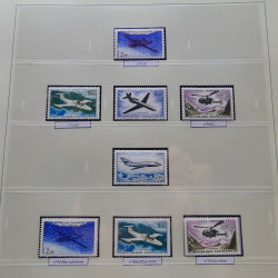 Collection timbres de France 1960-1969 neuf** complet en album Safe.