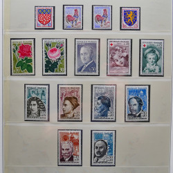 Collection timbres de France 1949-1962 neuf** complet en album Lindner.