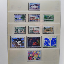 Collection timbres de France 1949-1962 neuf** complet en album Lindner.