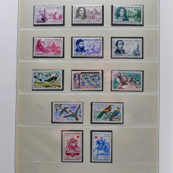 Collection timbres de France 1949-1962 neuf** complet en album Lindner.