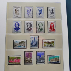 Collection timbres de France 1949-1962 neuf** complet en album Lindner.