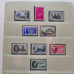 Collection timbres de France 1949-1962 neuf** complet en album Lindner.