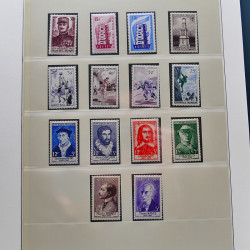 Collection timbres de France 1949-1962 neuf** complet en album Lindner.