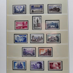 Collection timbres de France 1949-1962 neuf** complet en album Lindner.