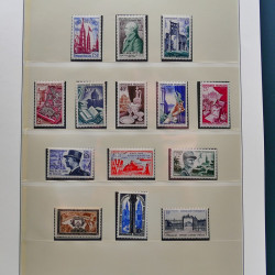 Collection timbres de France 1949-1962 neuf** complet en album Lindner.