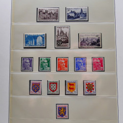 Collection timbres de France 1949-1962 neuf** complet en album Lindner.