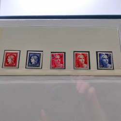Collection timbres de France 1949-1962 neuf** complet en album Lindner.