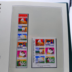 Collection timbres de France 1989-1997 neuf** complet en album.