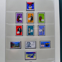 Collection timbres de France 1989-1997 neuf** complet en album.