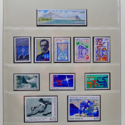 Collection timbres de France 1989-1997 neuf** complet en album.