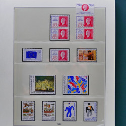 Collection timbres de France 1989-1997 neuf** complet en album.