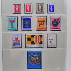 Collection timbres de France 1989-1997 neuf** complet en album.