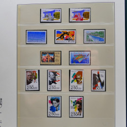 Collection timbres de France 1989-1997 neuf** complet en album.