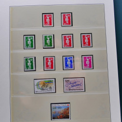 Collection timbres de France 1989-1997 neuf** complet en album.
