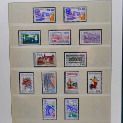Collection timbres de France 1989-1997 neuf** complet en album.