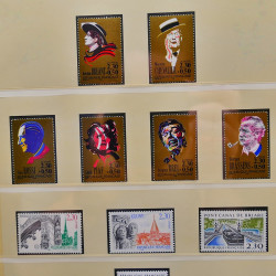 Collection timbres de France 1989-1997 neuf** complet en album.