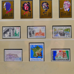 Collection timbres de France 1989-1997 neuf** complet en album.