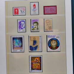 Collection timbres de France 1989-1997 neuf** complet en album.